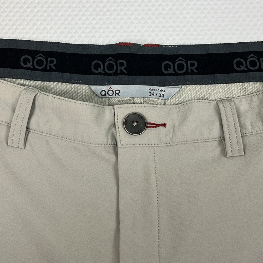 QOR‎ Men's Performance Khaki Pants 34X34 - Picture 4 of 10